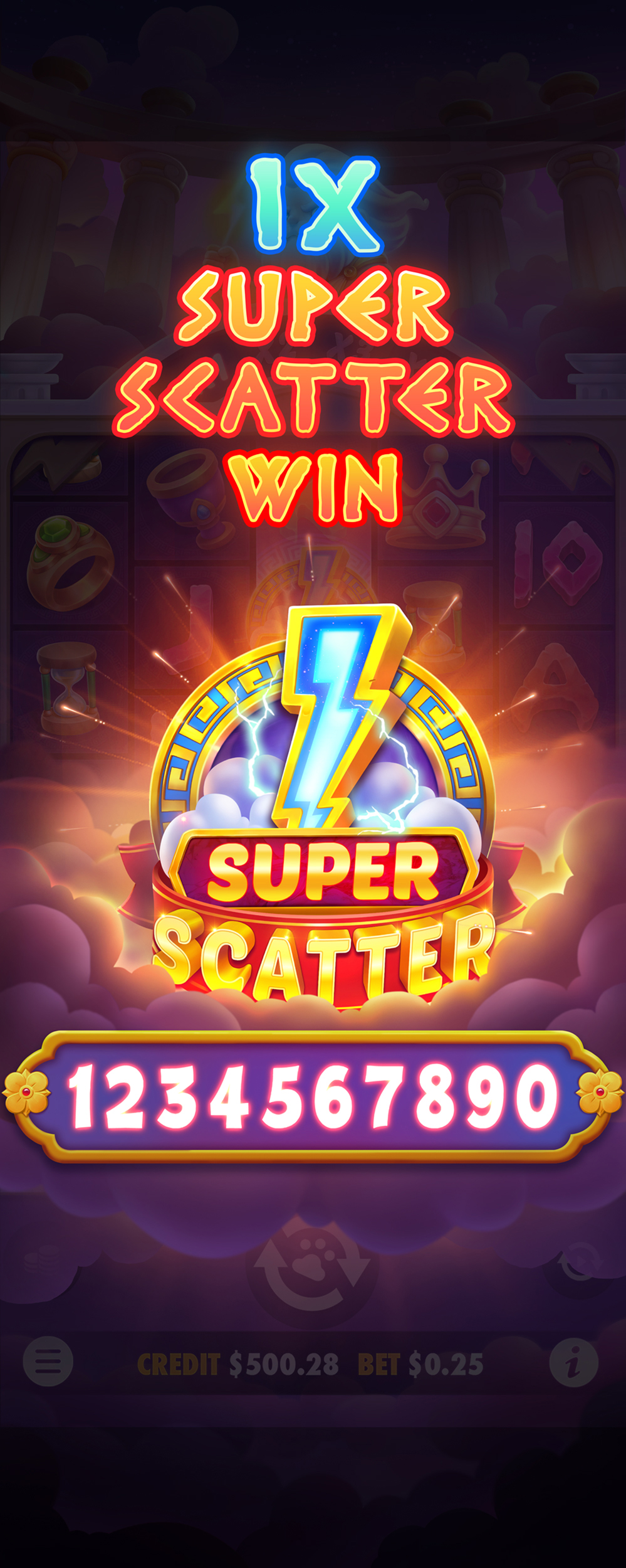 Olympus Wins Super Scatter - screenshot with slot description 7